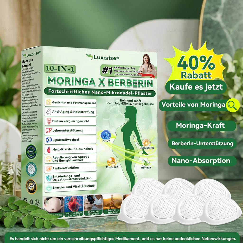 💷Neu eingetroffen✅𝑳𝒖𝒙𝒂𝒓𝒊𝒔𝒆® Moringa Berberinex NAD+ 10-in-1 Nano-Mikronadel
